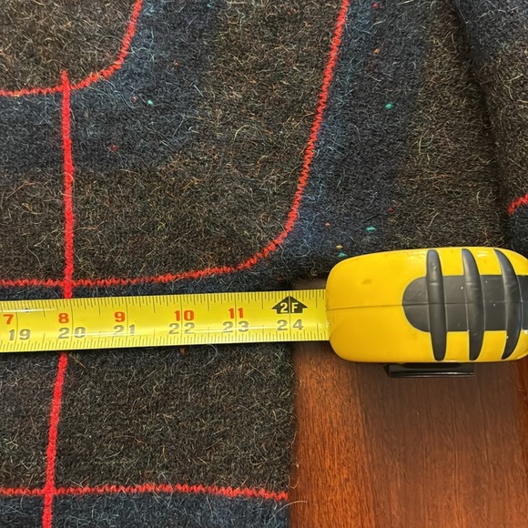 Scott Officer VTG Men’s Wool Blend Pullover Sweater Grid Pattern Sweater - Picture 5 of 8